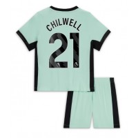 Dětský Fotbalový dres Chelsea Ben Chilwell #21 2023-24 Třetí Krátký Rukáv (+ trenýrky)